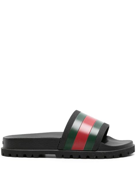 claquette gucci homme 2021|Gucci Claquettes Pursuit Web .